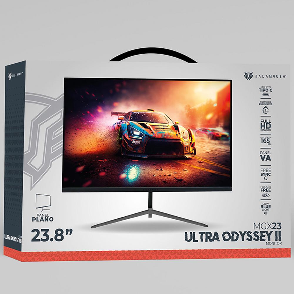 Foto 7 pulgar | Monitor Gamer 23.8 Balam Rush Ultra Odyssey Ii Mgx23 1ms 165hz Full Hd Va Led Usb-c Br-938341 color Negro