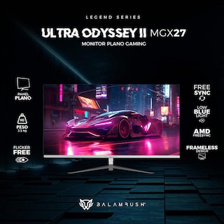 Foto 3 | Monitor Gamer 27 Balam Rush Ultra Odyssey Ii Mgx27 1ms 165hz Full Hd Va Led Usb-c Br-938303 Color Blanco