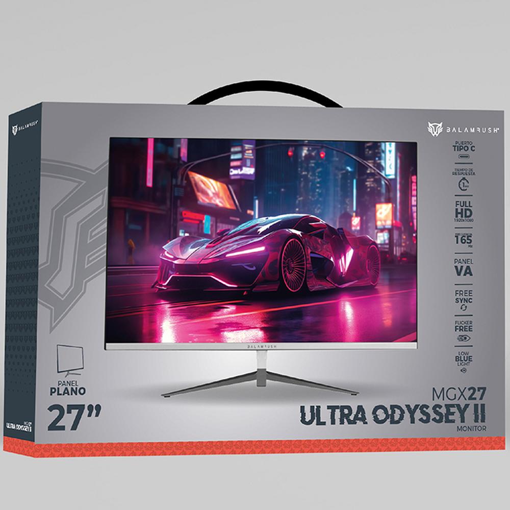 Foto 7 pulgar | Monitor Gamer 27 Balam Rush Ultra Odyssey Ii Mgx27 1ms 165hz Full Hd Va Led Usb-c Br-938303 Color Blanco