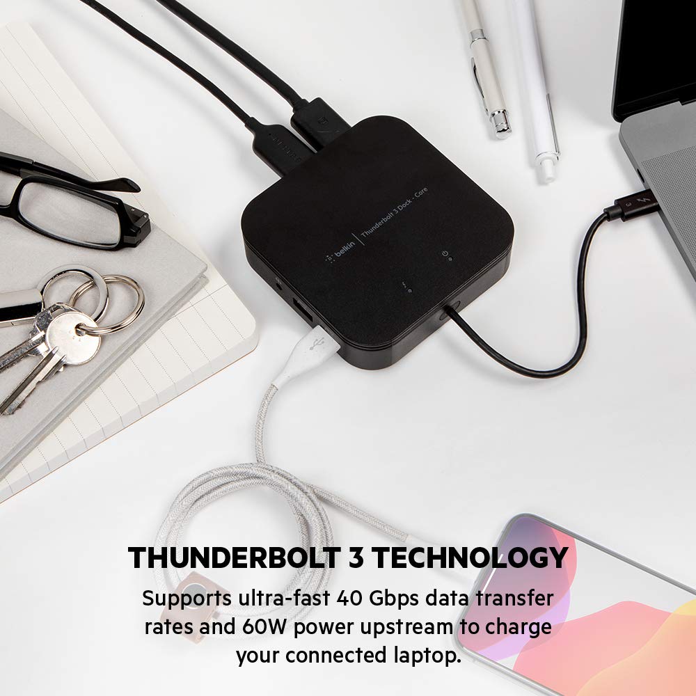 Foto 4 pulgar | Estación de Acoplamiento Belkin Thunderbolt 3 Dock Core con Cable - Venta Internacional