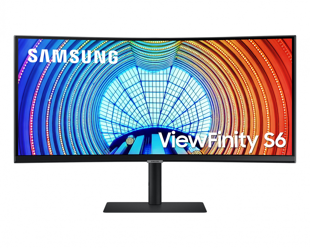 Foto 2 pulgar | Monitor Curvo Samsung Viewfinity S6 34'' Quad HD Ultra Wide Freesync HDMI