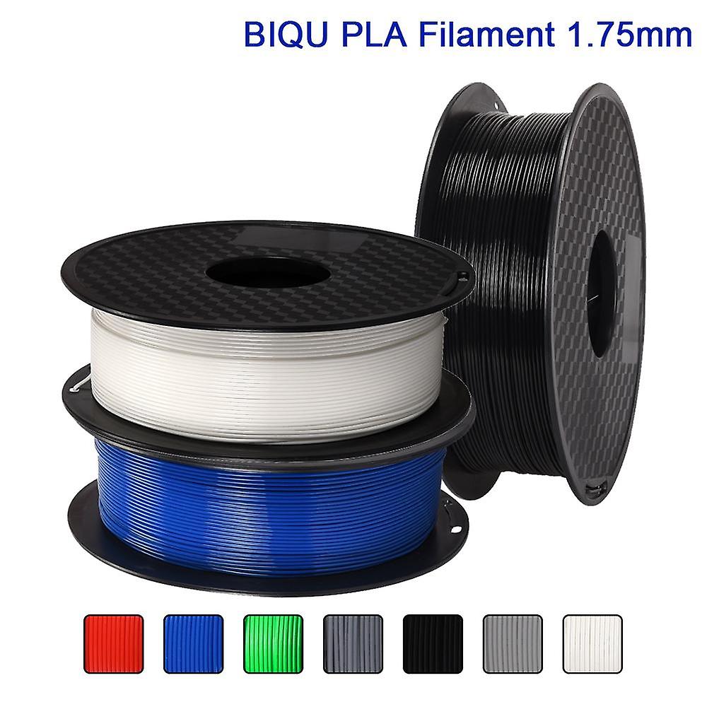 Foto 2 | Filamento Pla De 1,75 Mm, 1 Kg, Para Impresora 3d, Blanco, Negro Y Azul - Venta Internacional.