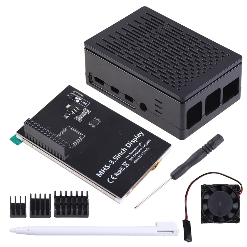 Pantalla Táctil Raspberry Pi 4 De 4 Pulgadas 800x480 Con Ventilador De Refrigeración Y C - Venta Internacional. $515