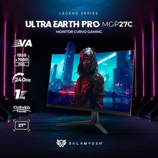Foto 2 | Monitor Gamer Curvo 27 Balam Rush Ultra Earth Pro Mgp27c 1ms 240hz Full Hd Va Led Rgb Hdmi Br-938631