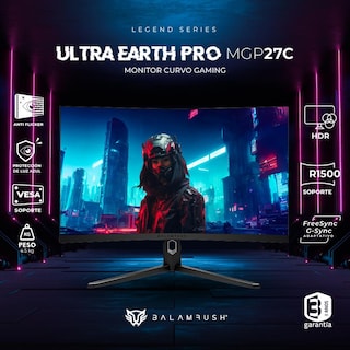 Foto 3 | Monitor Gamer Curvo 27 Balam Rush Ultra Earth Pro Mgp27c 1ms 240hz Full Hd Va Led Rgb Hdmi Br-938631