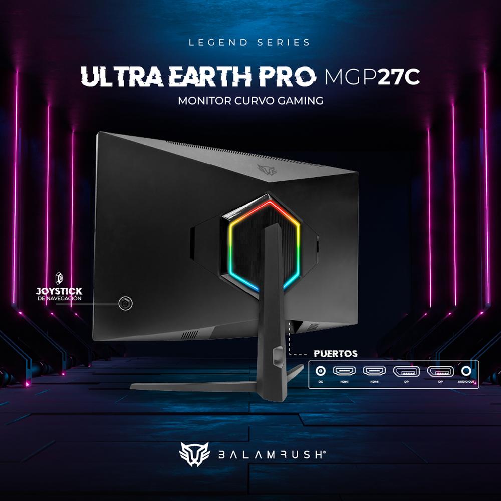 Foto 5 pulgar | Monitor Gamer Curvo 27 Balam Rush Ultra Earth Pro Mgp27c 1ms 240hz Full Hd Va Led Rgb Hdmi Br-938631