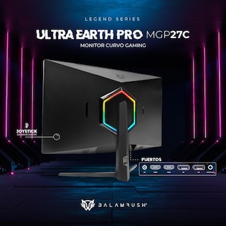 Foto 4 | Monitor Gamer Curvo 27 Balam Rush Ultra Earth Pro Mgp27c 1ms 240hz Full Hd Va Led Rgb Hdmi Br-938631