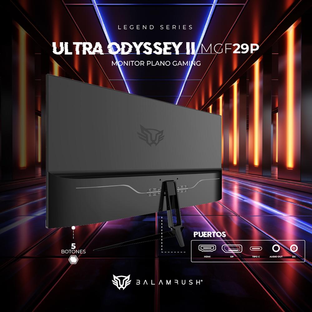 Foto 5 pulgar | Monitor Gamer 29 Balam Rush Ultra Odyssey Ii Mgf29p 1ms 75hz Ultra Wide Full Hd Boe Ads Led Rgb Usb-c Br-938648