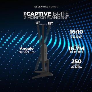 Foto 4 | Monitor 19.5 Acteck Captive Brite Cb195 5ms 60hz Hd Tn Led Vga Hdmi Ac-939409