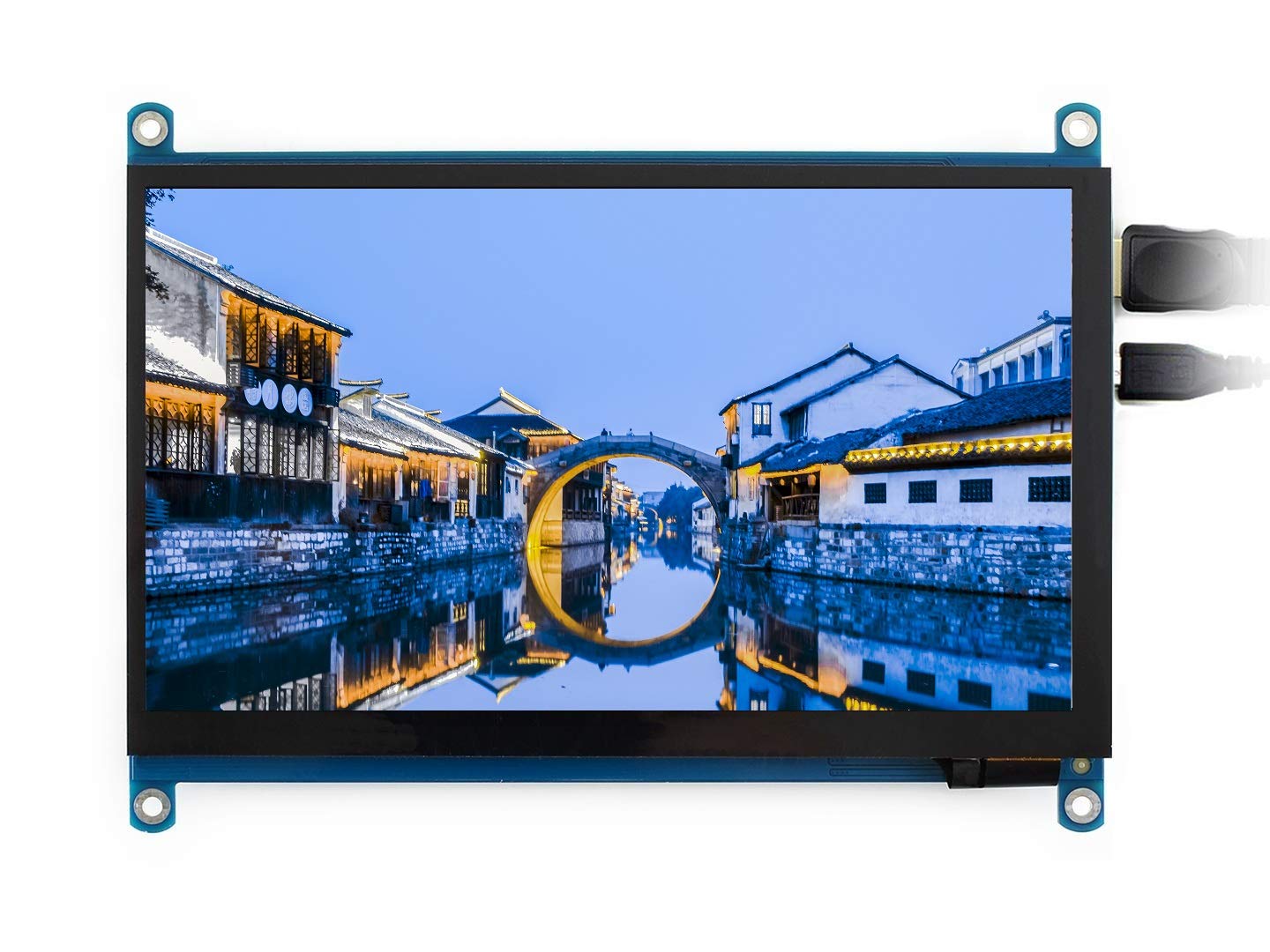 Foto 2 pulgar | Pantalla LCD Waveshare 7'' HDMI 1024x600 IPS Touch - Venta Internacional