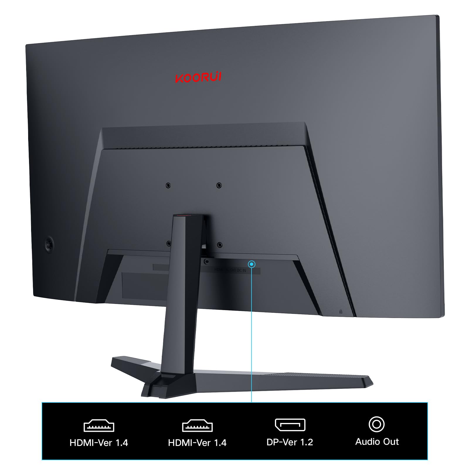 Foto 7 pulgar | Monitor para Videojuegos Koorui 27e6c 27'' Full Hd 165 Hz Curvo Va - Venta Internacional