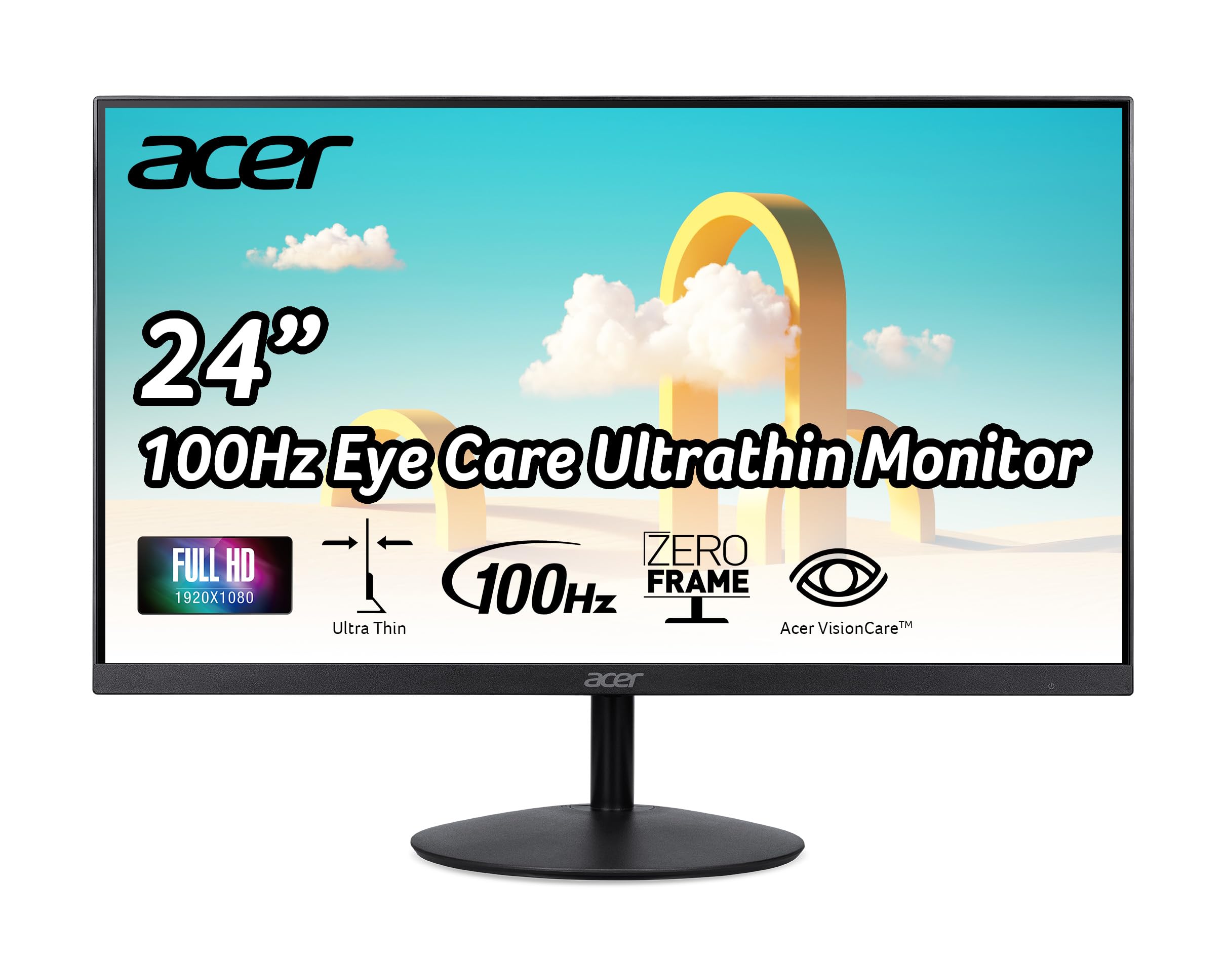 Foto 2 pulgar | Monitor Acer Sb242y Hbi de 23,8 Pulgadas Full Hd 100 Hz Amd Freesync - Venta Internacional