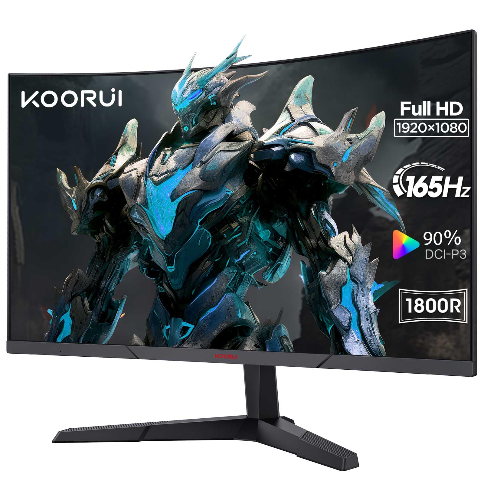 Foto 2 pulgar | Monitor de Ordenador Koorui 24'' FHD 1080p 165 Hz Va 1 Ms Led - Venta Internacional