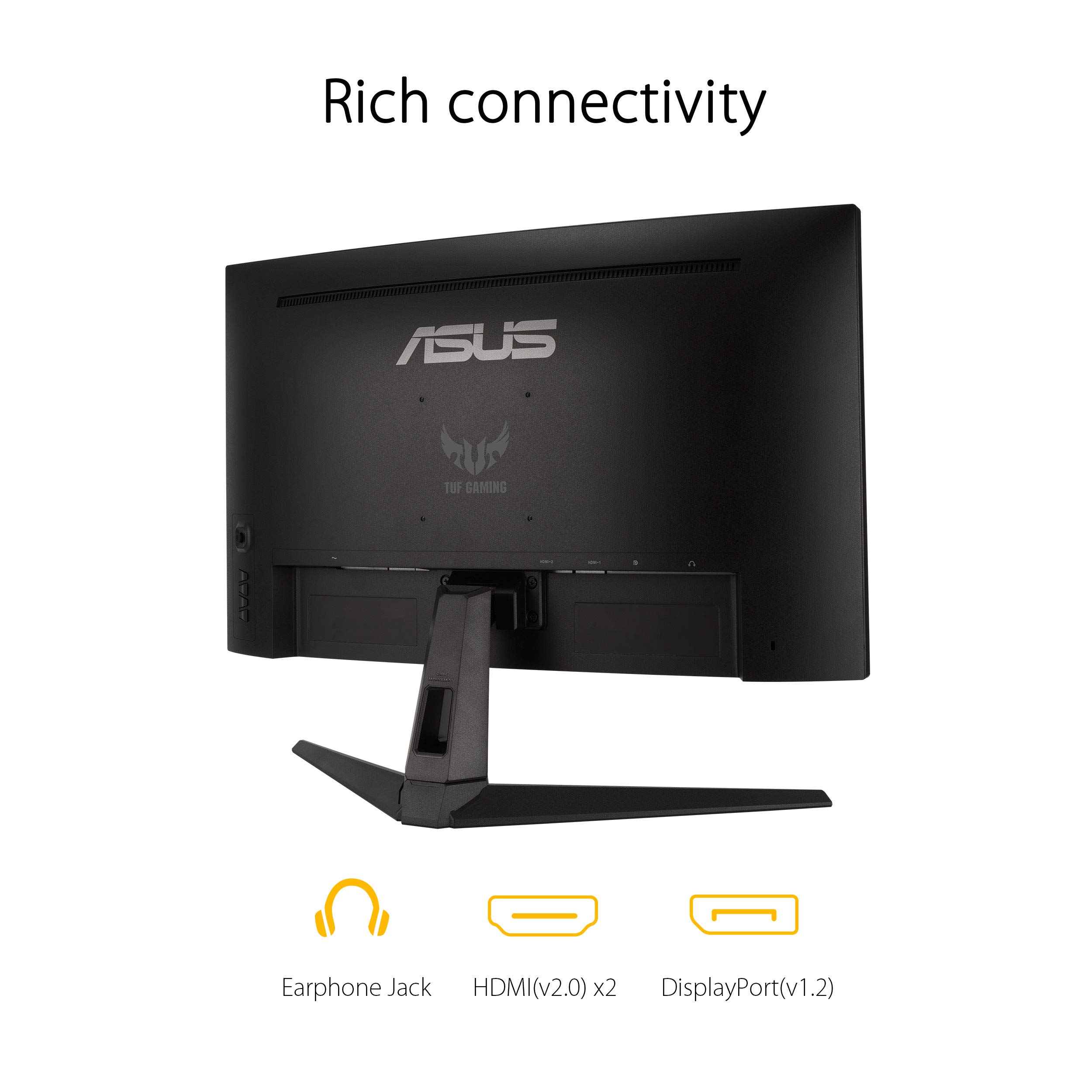 Foto 7 pulgar | Monitor Asus Vg27wq1b 27 Pulgadas 1440p 165 Hz 1 Ms Curvo - Venta Internacional