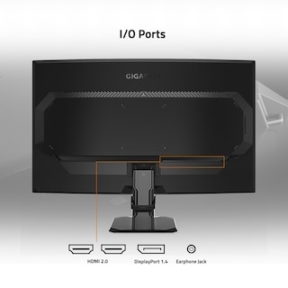 Foto 4 | Monitor Gigabyte Gs27fc De 27 Pulgadas, 180 Hz, 1080p Va 1500r - Venta Internacional.