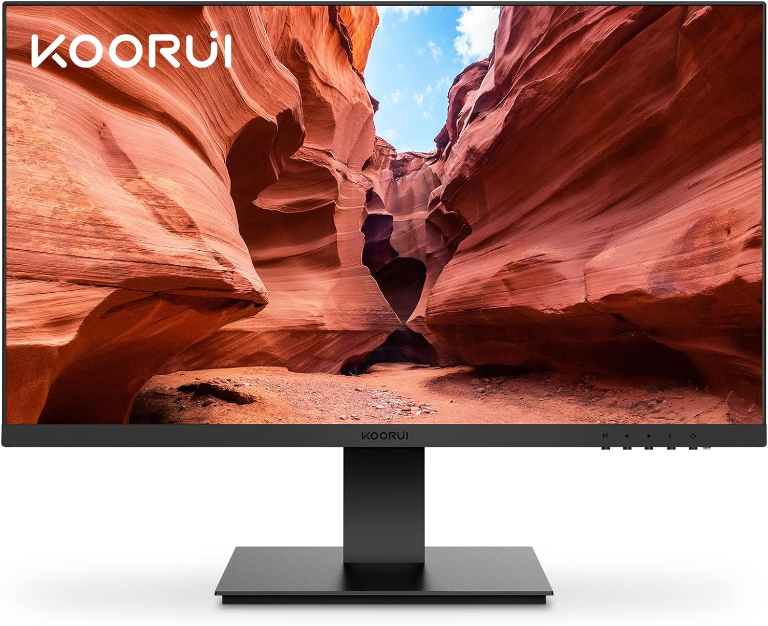 Foto 2 pulgar | Monitor Koorui 27 Pulgadas 1080p 75 Hz Hdmi Vga 99% Srgb Negro - Venta Internacional