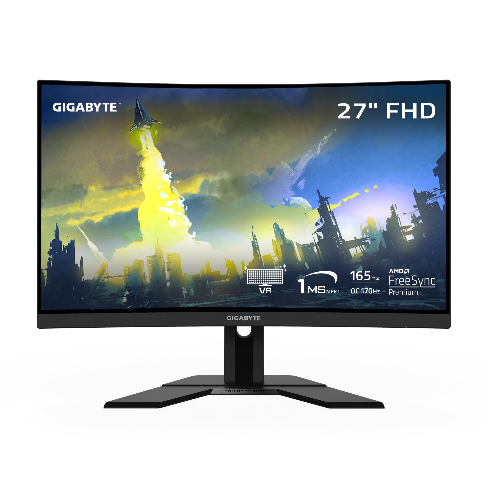 Monitor Gigabyte G27fc Un Juego Curvo De 27 Pulgadas 165 Hz Y 1080p - Venta Internacional