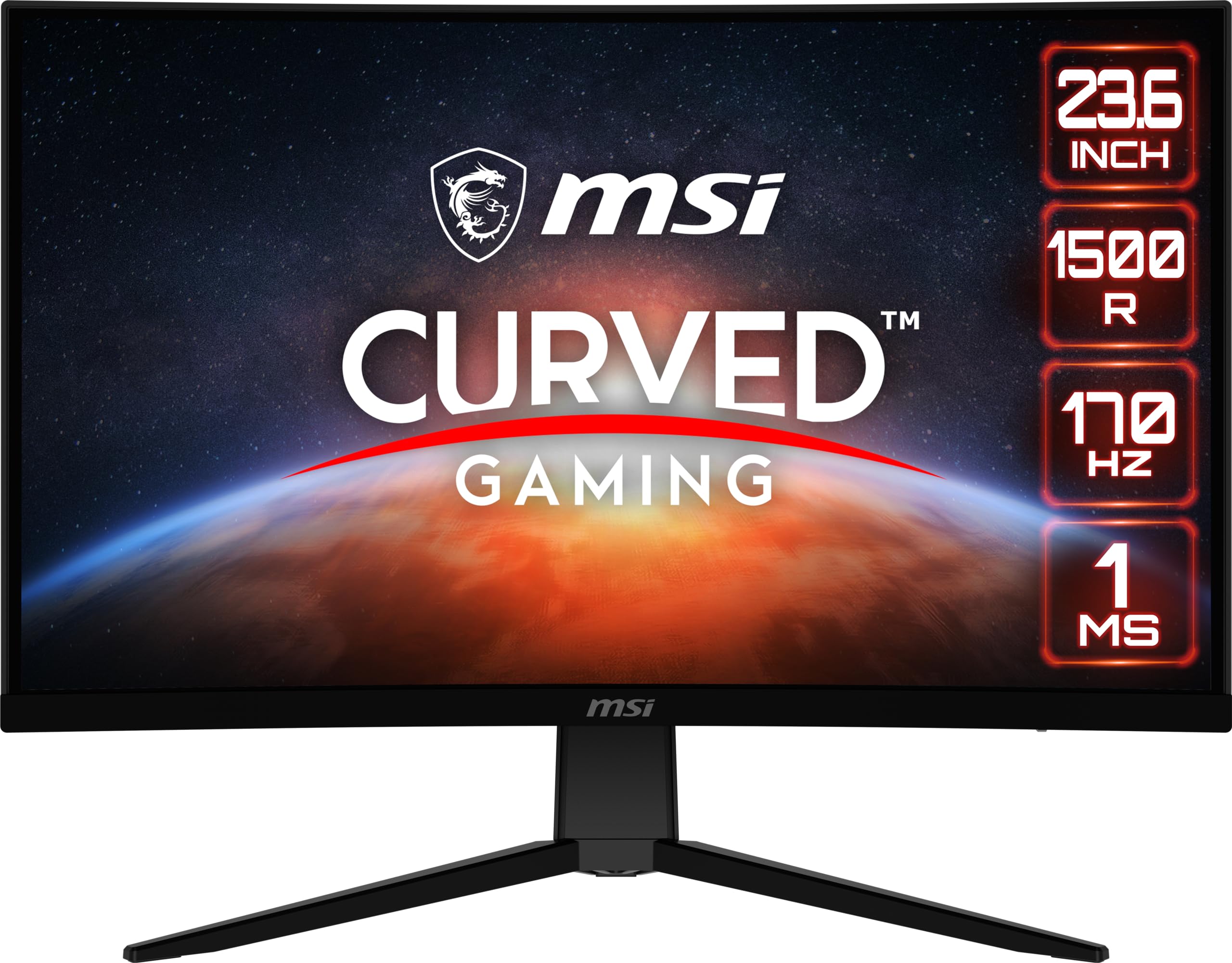 Foto 2 pulgar | Monitor Msi G2422c 24 Pulgadas Fhd Curvo 170 Hz 1 Ms Freesync - Venta Internacional