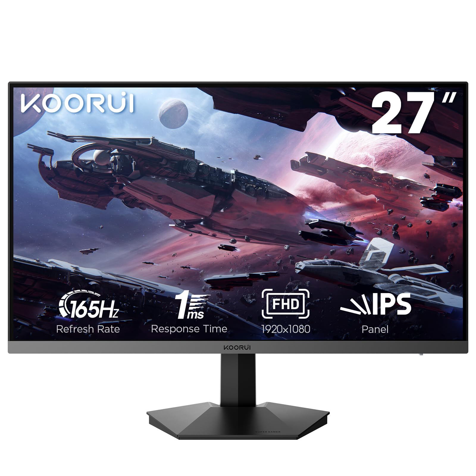 Foto 2 pulgar | Monitor Koorui 27 Pulgadas 165 hz FHD 1920 X 1080 1 ms IPS - Venta Internacional