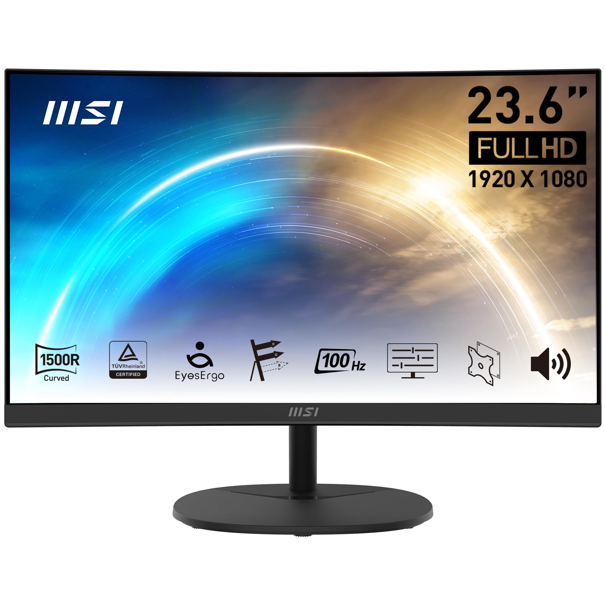 Foto 2 pulgar | Monitor de Ordenador MSI Pro MP2412C 24'' Curvo FHD 100 Hz - Venta Internacional