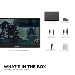 Foto 7 | Monitor Portátil para Juegos Viewsonic Vx1755 17'' 1080p Ips - Venta Internacional