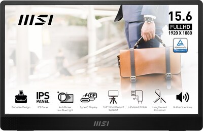 Foto 1 | Monitor Portátil Msi Pro Mp161 E2 15.6 Fhd Ips 1080p - Venta Internacional