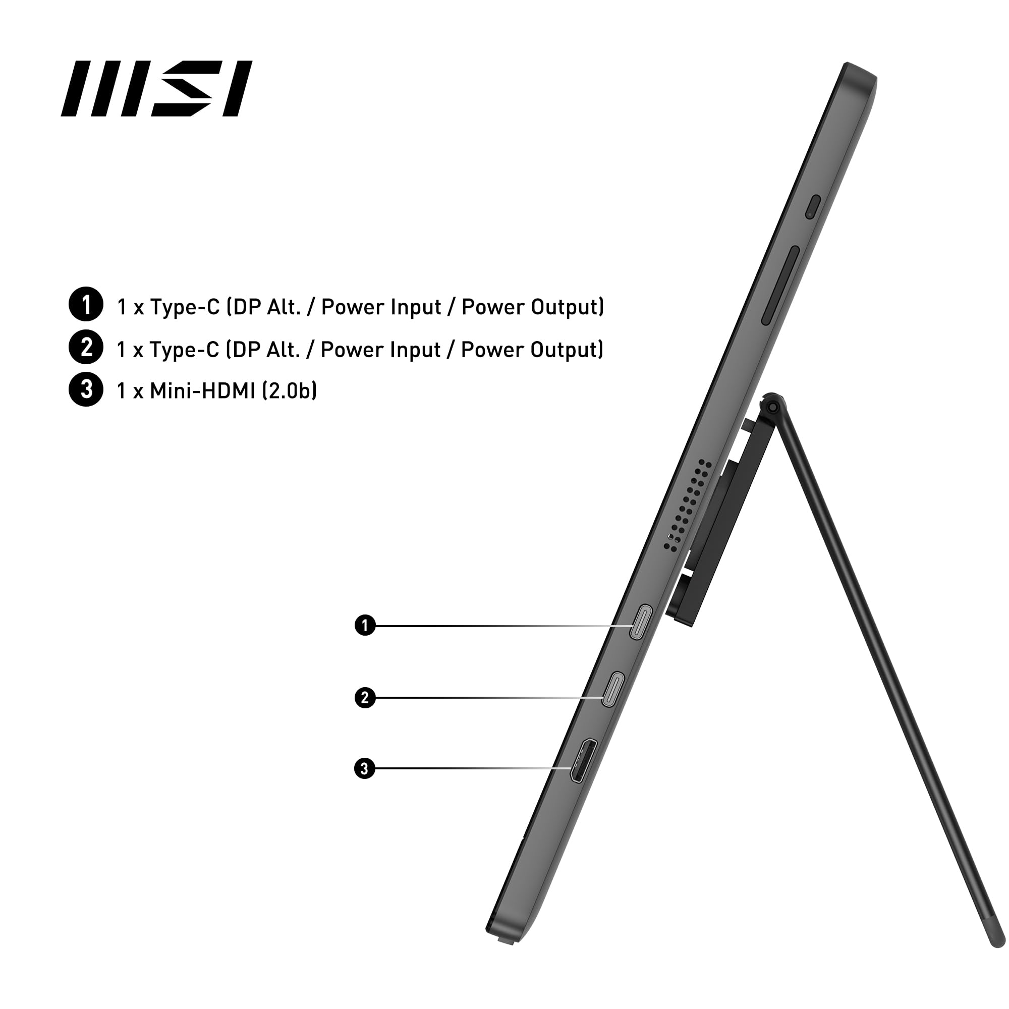 Foto 8 pulgar | Monitor Portátil Msi Pro Mp161 E2 15.6 Fhd Ips 1080p - Venta Internacional