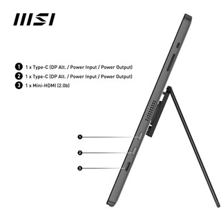 Foto 7 | Monitor Portátil Msi Pro Mp161 E2 15.6 Fhd Ips 1080p - Venta Internacional