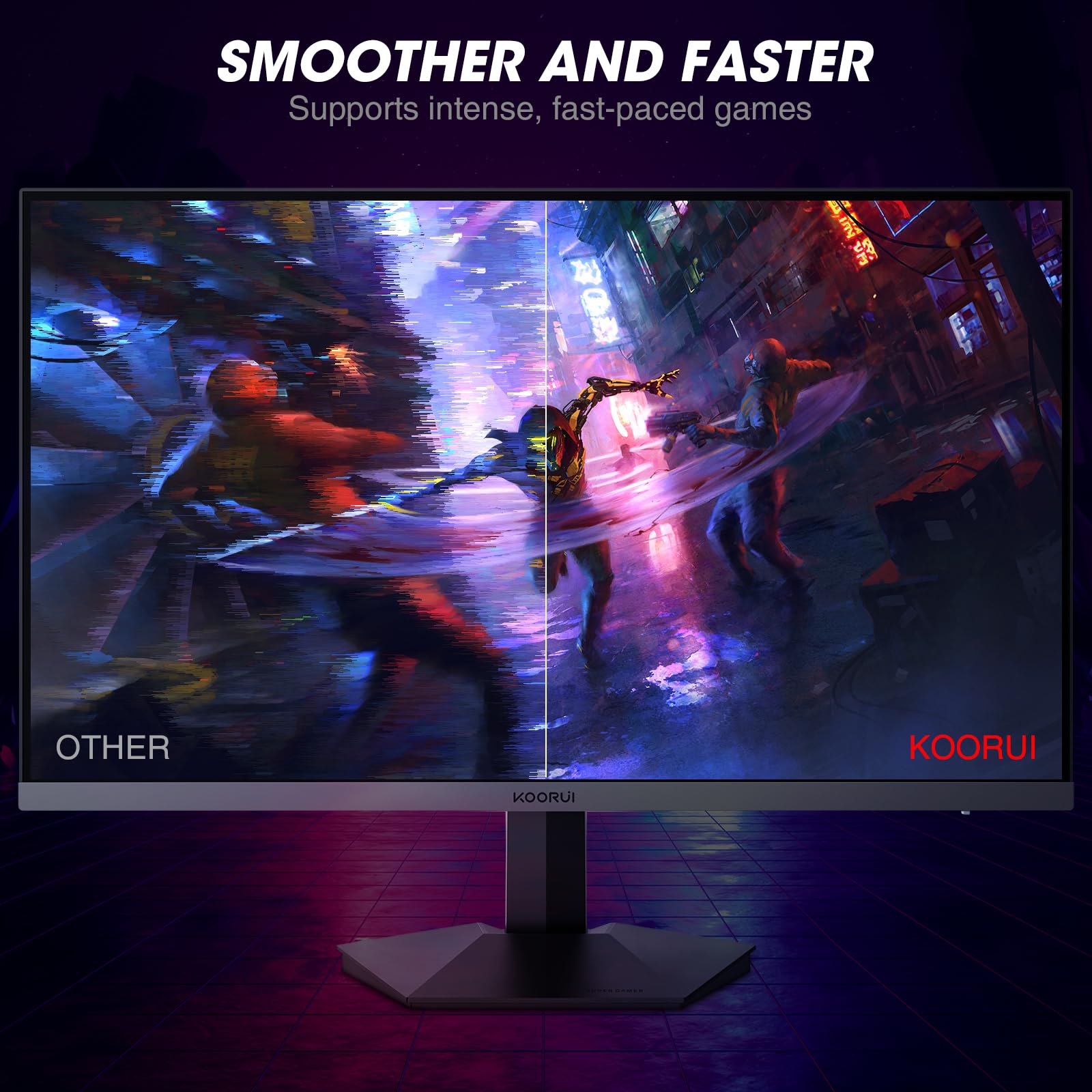 Foto 6 pulgar | Monitor Koorui Gaming 27 Pulgadas 240 Hz Fhd 1920 X 1080 1 Ms - Venta Internacional