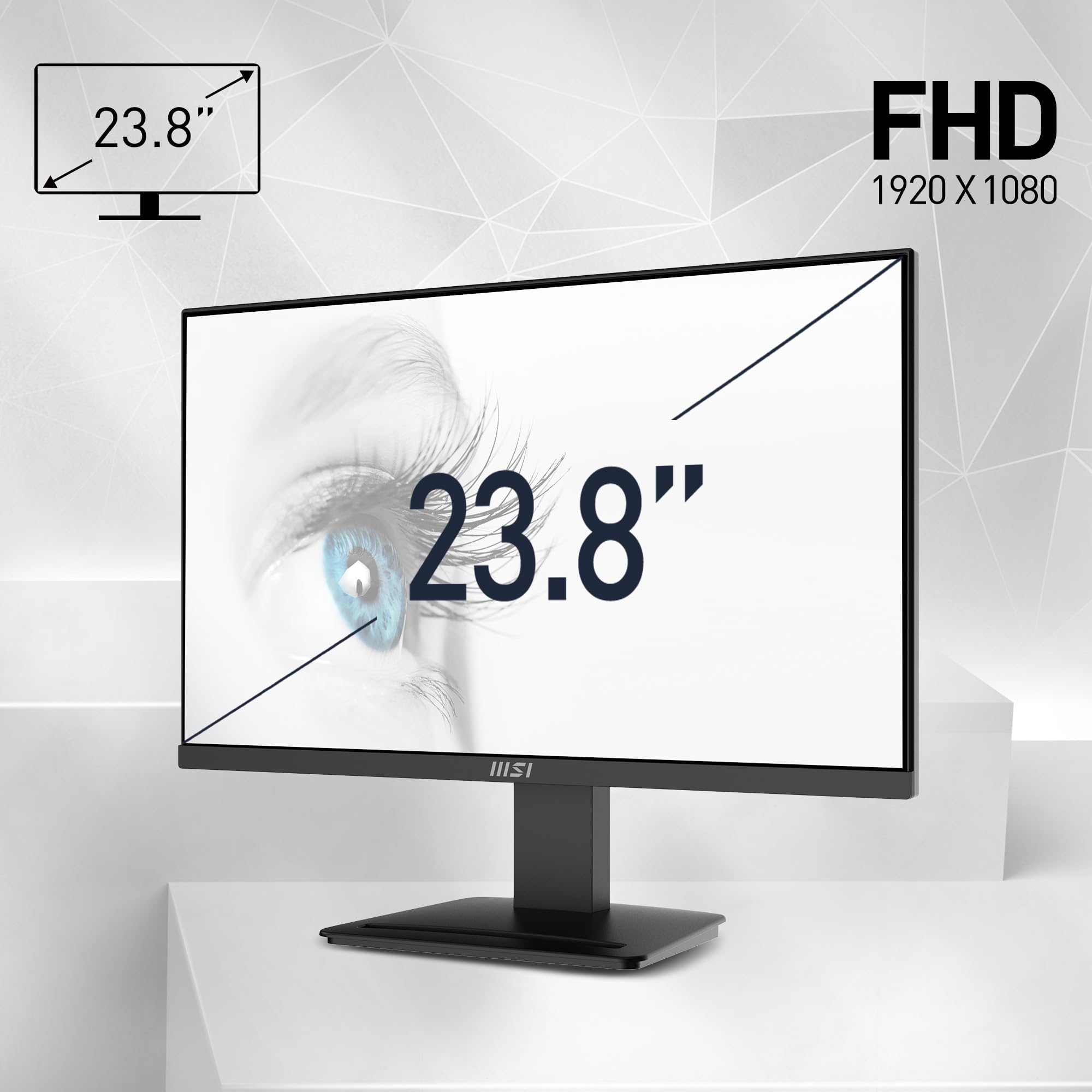 Foto 3 pulgar | Monitor Msi Pro Mp2412 24 Pulgadas 1920 X 1080 Fhd 100 Hz Freesync - Venta Internacional