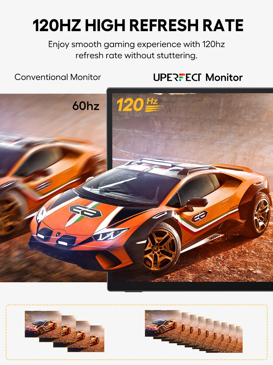 Foto 4 | Monitor Uperfect Con Pantalla Táctil De 18,5" 120 Hz- Venta Internacional