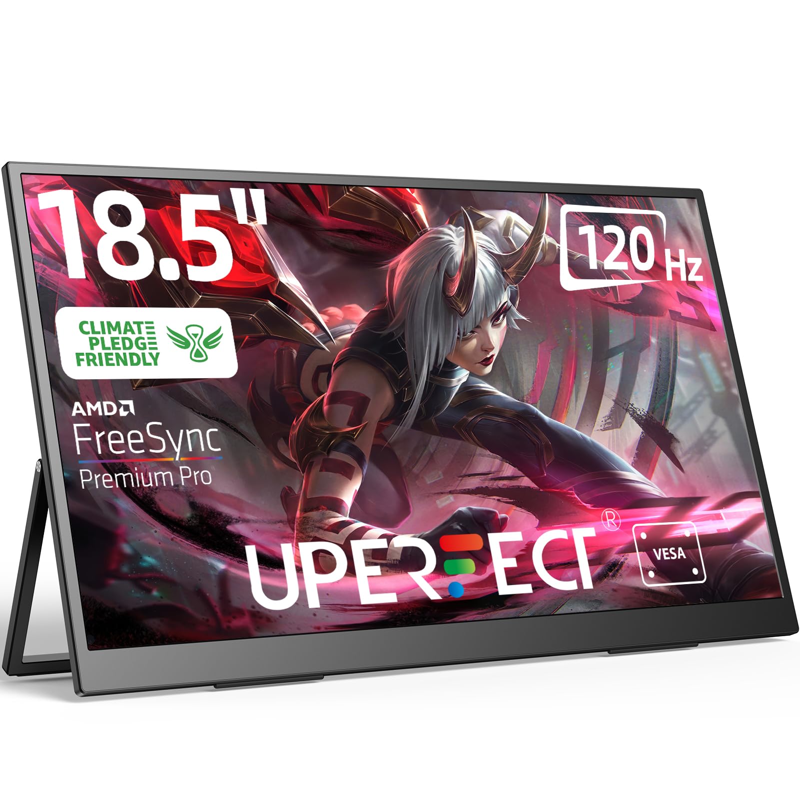 Monitor Portátil Uperfect 18,5 Pulgadas 120 Hz 100% SRGB 1080p - Venta Internacional