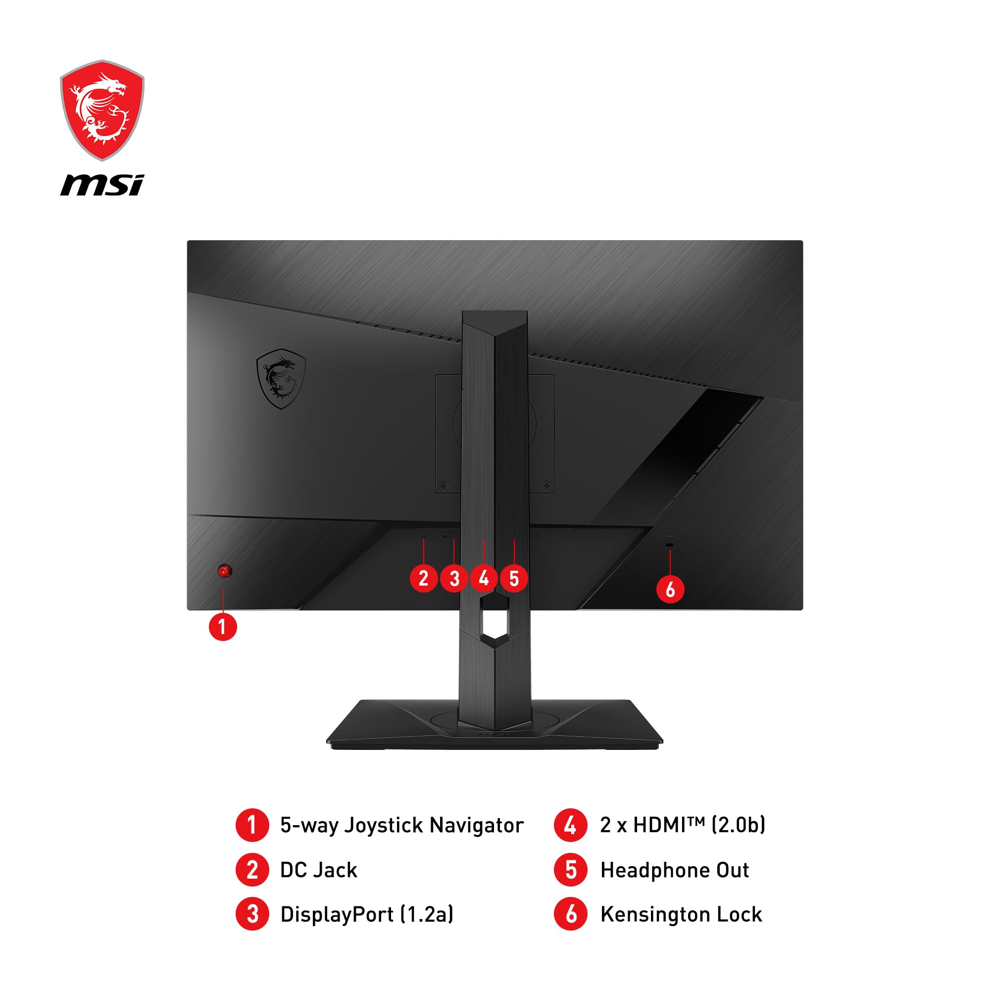 Foto 7 | Monitor Msi G272qpf, 27 Pulgadas, 2560 X 1440, Qhd, 170 Hz, 1 Ms - Venta Internacional.