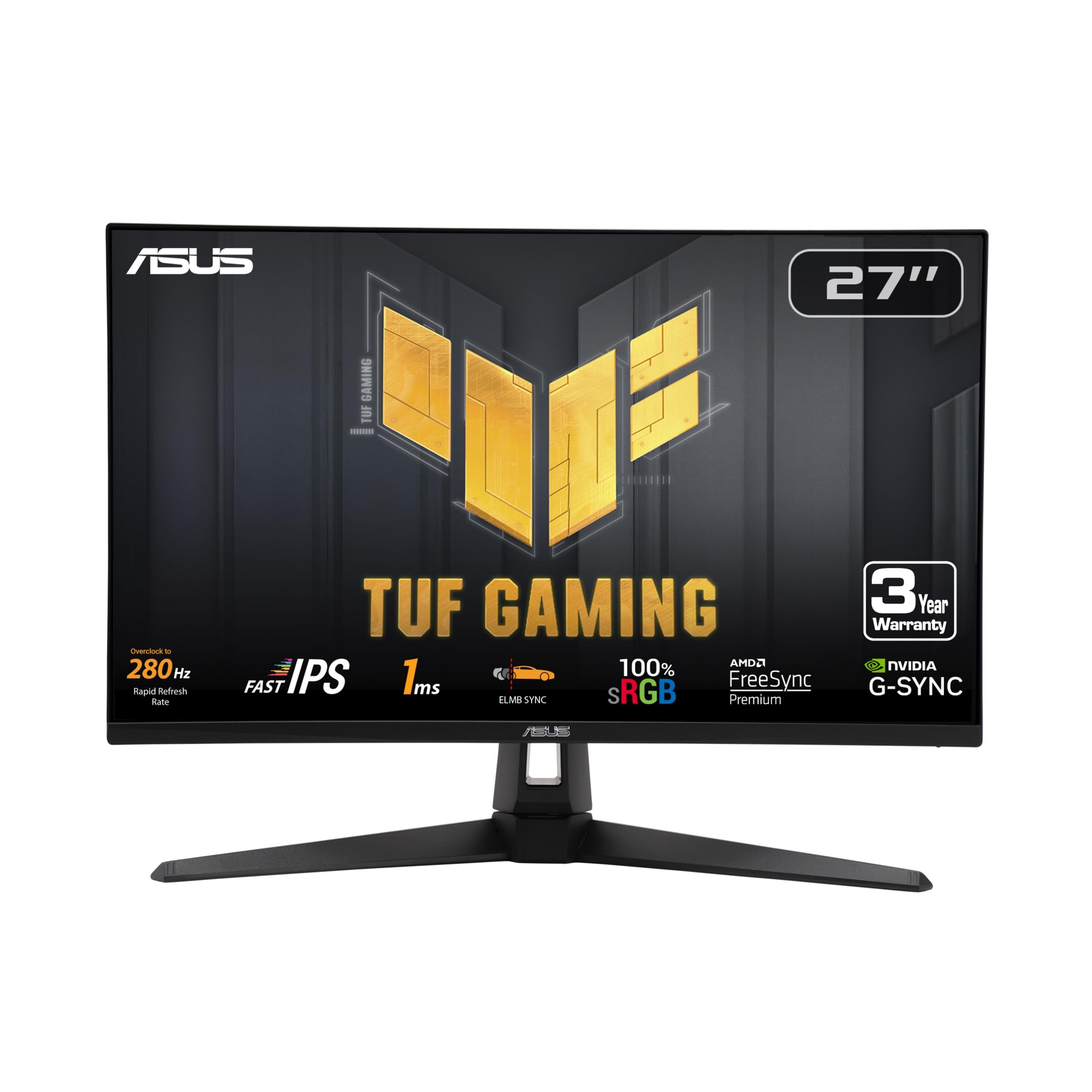 Foto 2 pulgar | Monitor Asus Tuf Gaming Vg279qm1a, 27 Pulgadas, Fhd, 280 Hz, 1 Ms, Hdr - Venta Internacional.