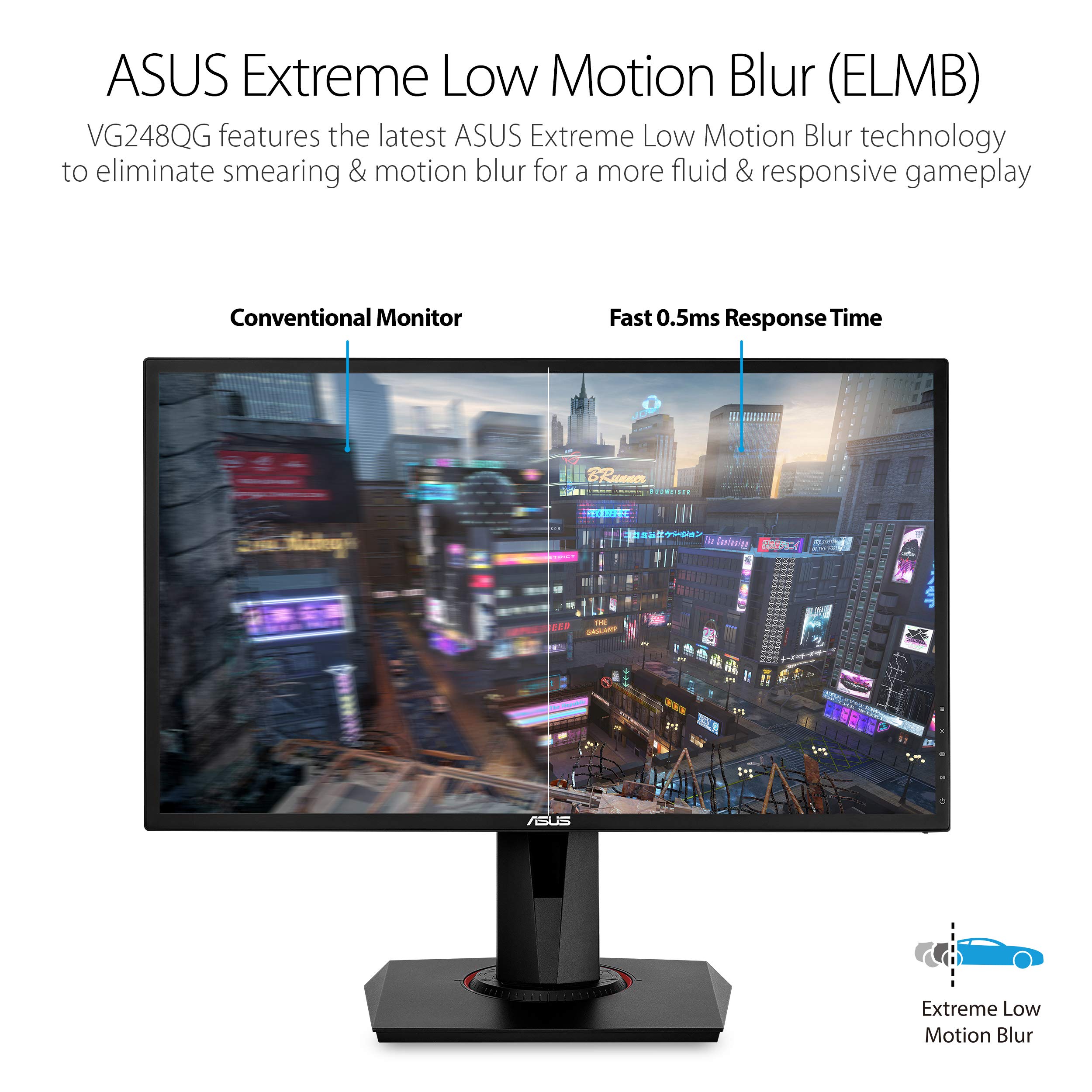 Foto 6 pulgar | Monitor Asus Vg248qg 24 G-sync 165 Hz 1080p 0,5 Ms Eye Care - Venta Internacional.