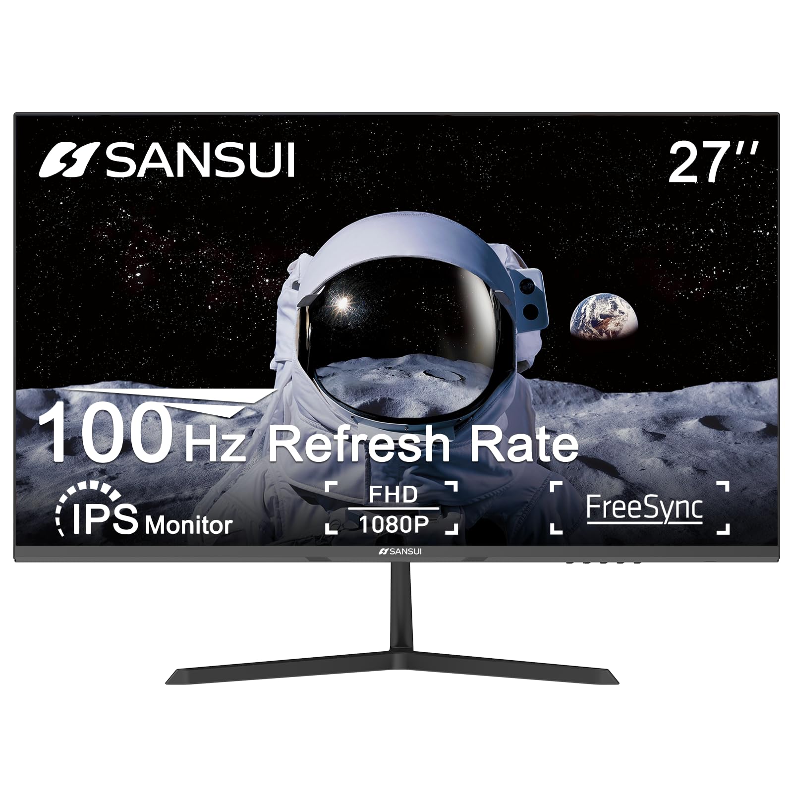 Monitor Sansui Ips 100 Hz Full Hd 1920 X 1080 Hdmi Vga De 27 Pulgadas - Venta Internacional.