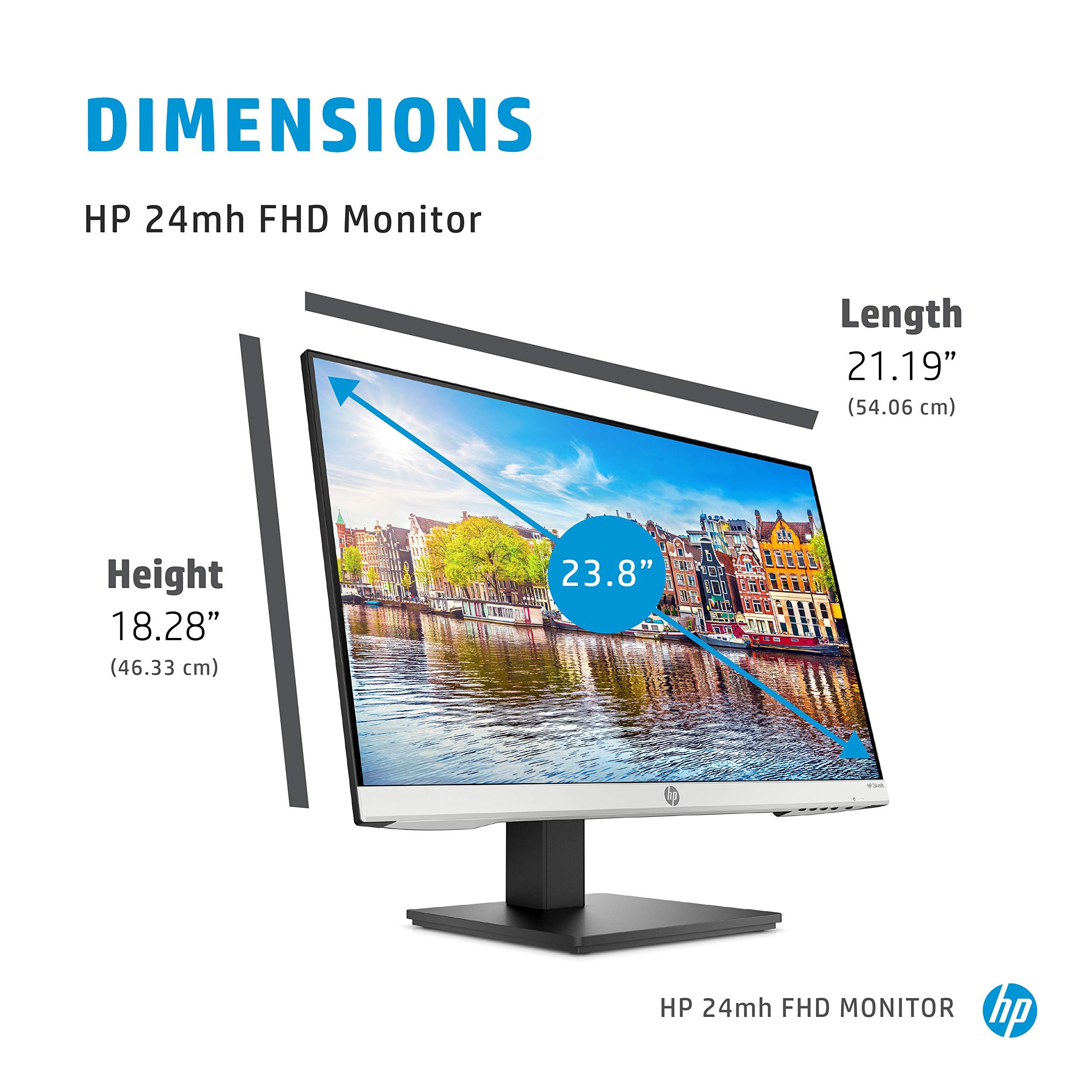 Foto 5 pulgar | Monitor Hp 24mh Fhd 23.8'' Ips con Altavoces y Vesa - Venta Internacional