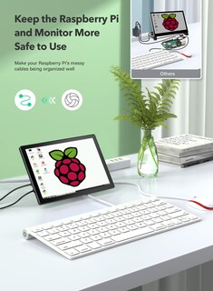 Foto 4 | Monitor Táctil Uperfect 10,1'' 1920x1200 Para Raspberry Pi - Venta Internacional.