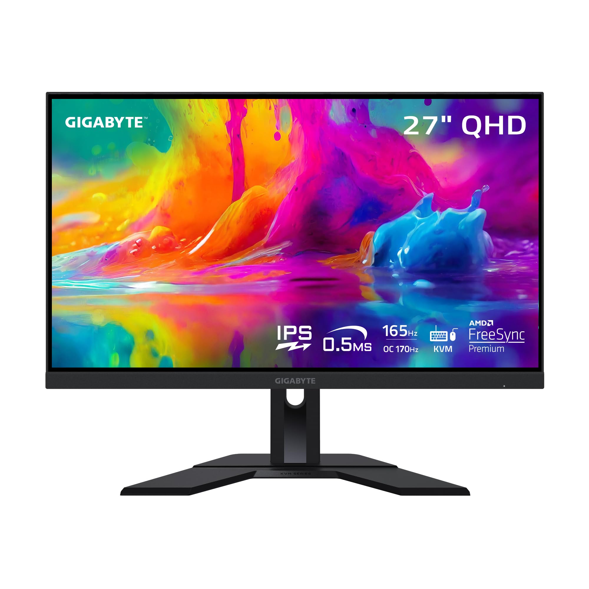 Monitor Gigabyte M27q De 27 Pulgadas, 165 Hz Y 1440p Con Kvm - Venta Internacional.