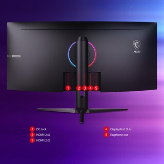 Foto 6 | Monitor MSI MAG342CQPV para Juegos de 34'' 3440 x 1440 UWQHD 100 Hz - Venta Internacional