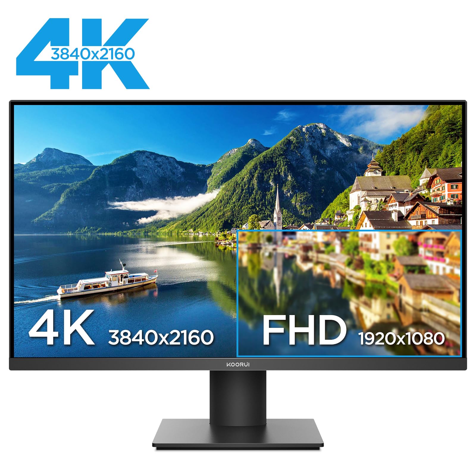 Foto 3 pulgar | Monitor Koorui 4k Uhd (3840 X 2160) Ips 60 Hz Hdr10 De 27 Pulgadas - Venta Internacional.