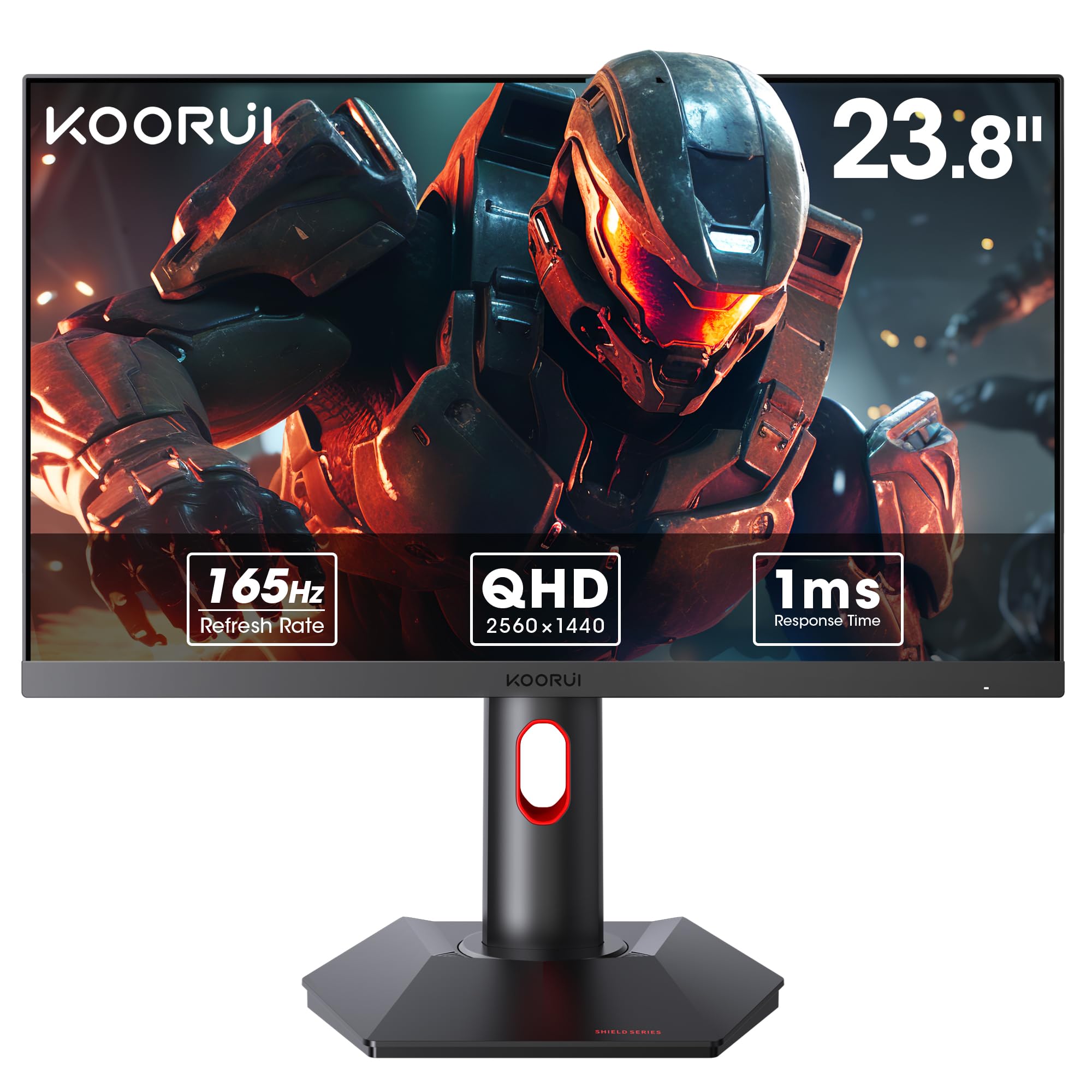 Foto 2 pulgar | Monitor Koorui 24 Qhd 165 Hz 1 Ms Pantalla Ips 2k Negra - Venta Internacional