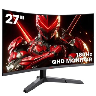 Foto 1 | Monitor para Videojuegos Koorui 27e6qca 27 Pulgadas Qhd 180 Hz Curvo con Adaptivesync - Venta Internacional