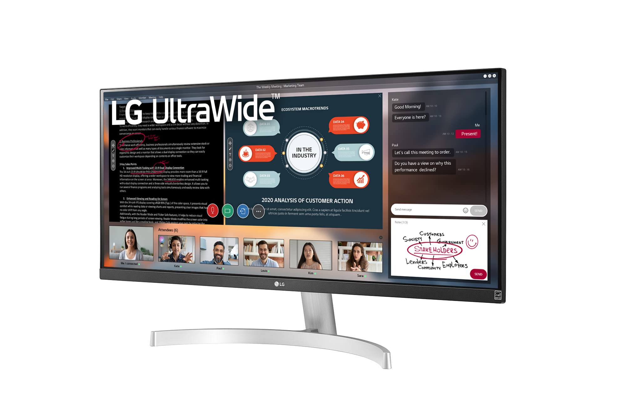 Foto 3 pulgar | Monitor de Ordenador LG Ultrawide Wfhd 29'' FHD 1080p 29wn600-w - Venta Internacional