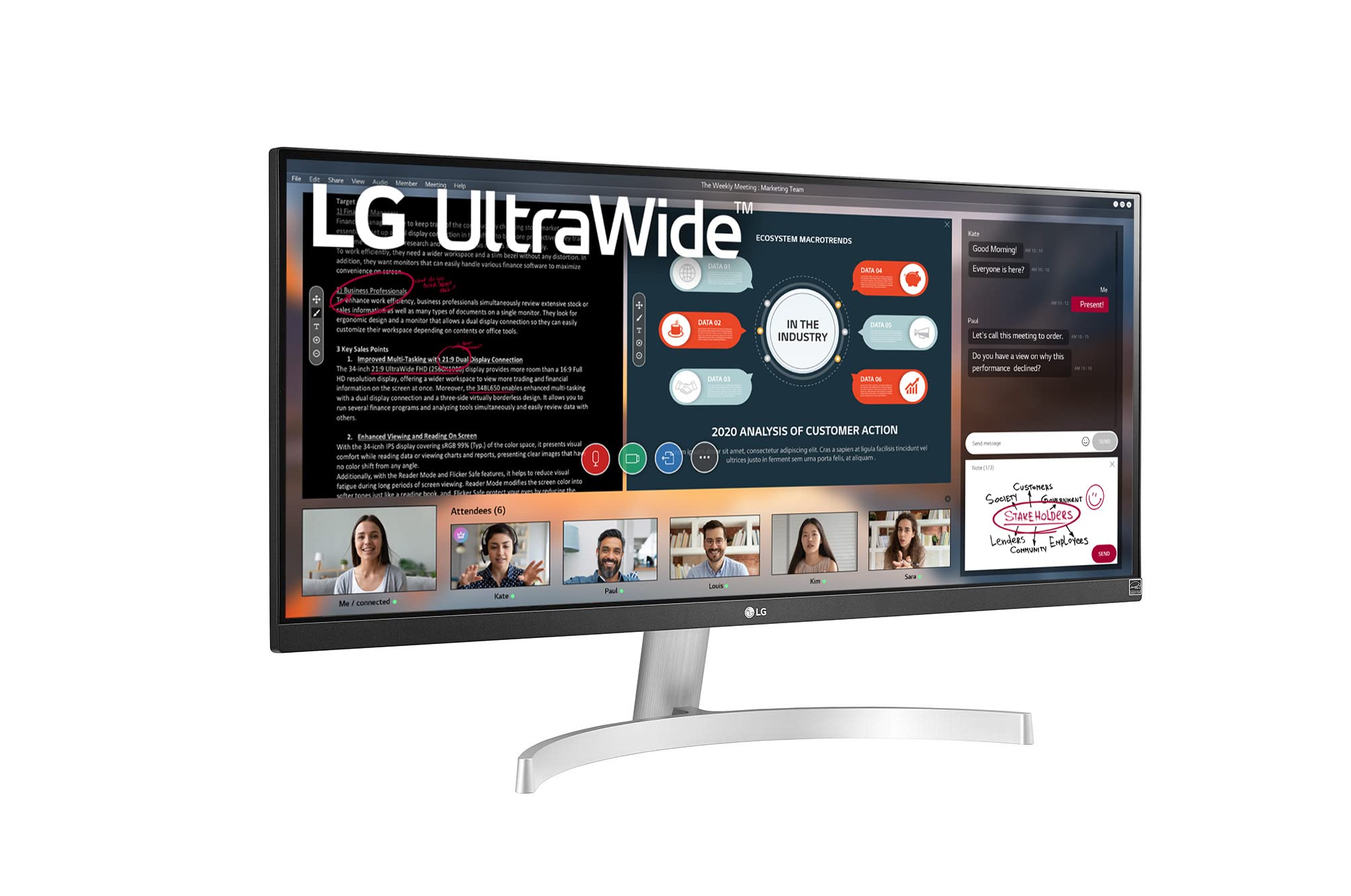 Foto 4 pulgar | Monitor de Ordenador LG Ultrawide Wfhd 29'' FHD 1080p 29wn600-w - Venta Internacional