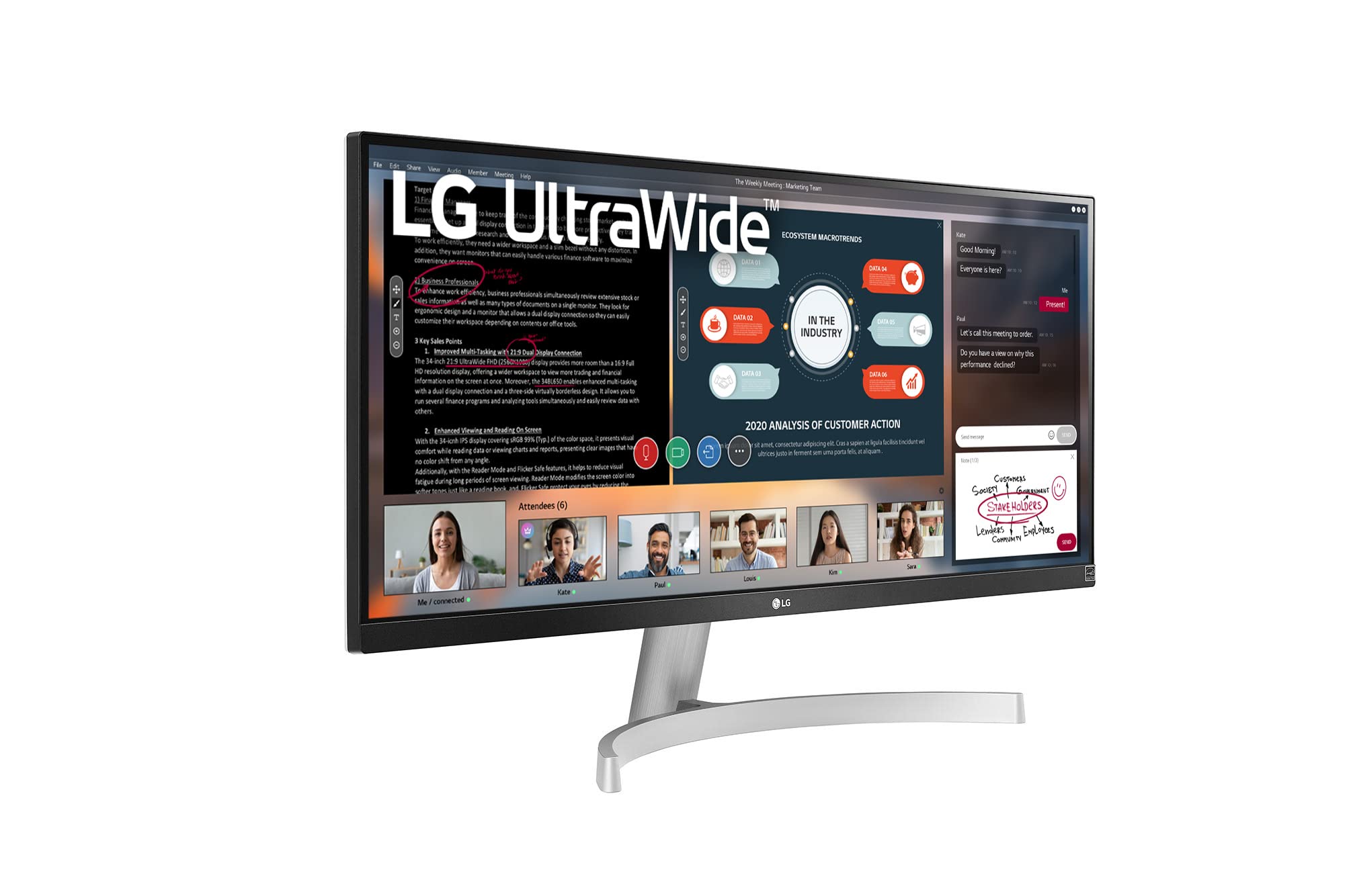 Foto 5 pulgar | Monitor de Ordenador LG Ultrawide Wfhd 29'' FHD 1080p 29wn600-w - Venta Internacional