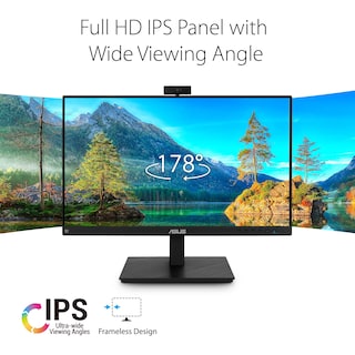 Foto 3 | Monitor Asus Be24eqsk Ips Full Hd De 23,8 Pulgadas Con Cámara Web Y Micrófono - Venta Internacional.
