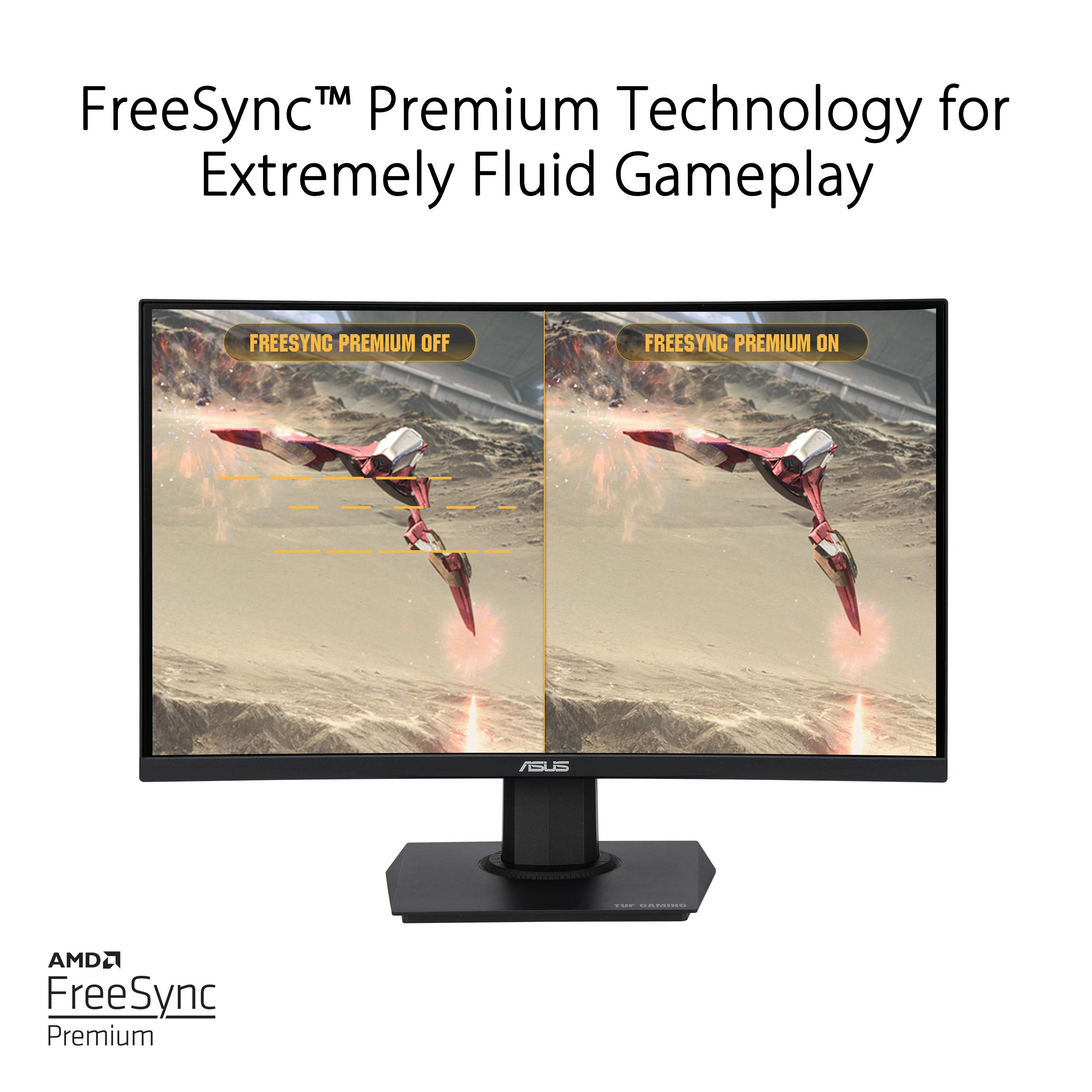 Foto 4 | Monitor Asus Tuf Gaming Vg24vqe De 23,6 Pulgadas, Fhd, 165 Hz, 1 Ms - Venta Internacional.