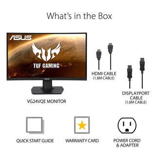 Foto 6 | Monitor Asus Tuf Gaming Vg24vqe De 23,6 Pulgadas, Fhd, 165 Hz, 1 Ms - Venta Internacional.