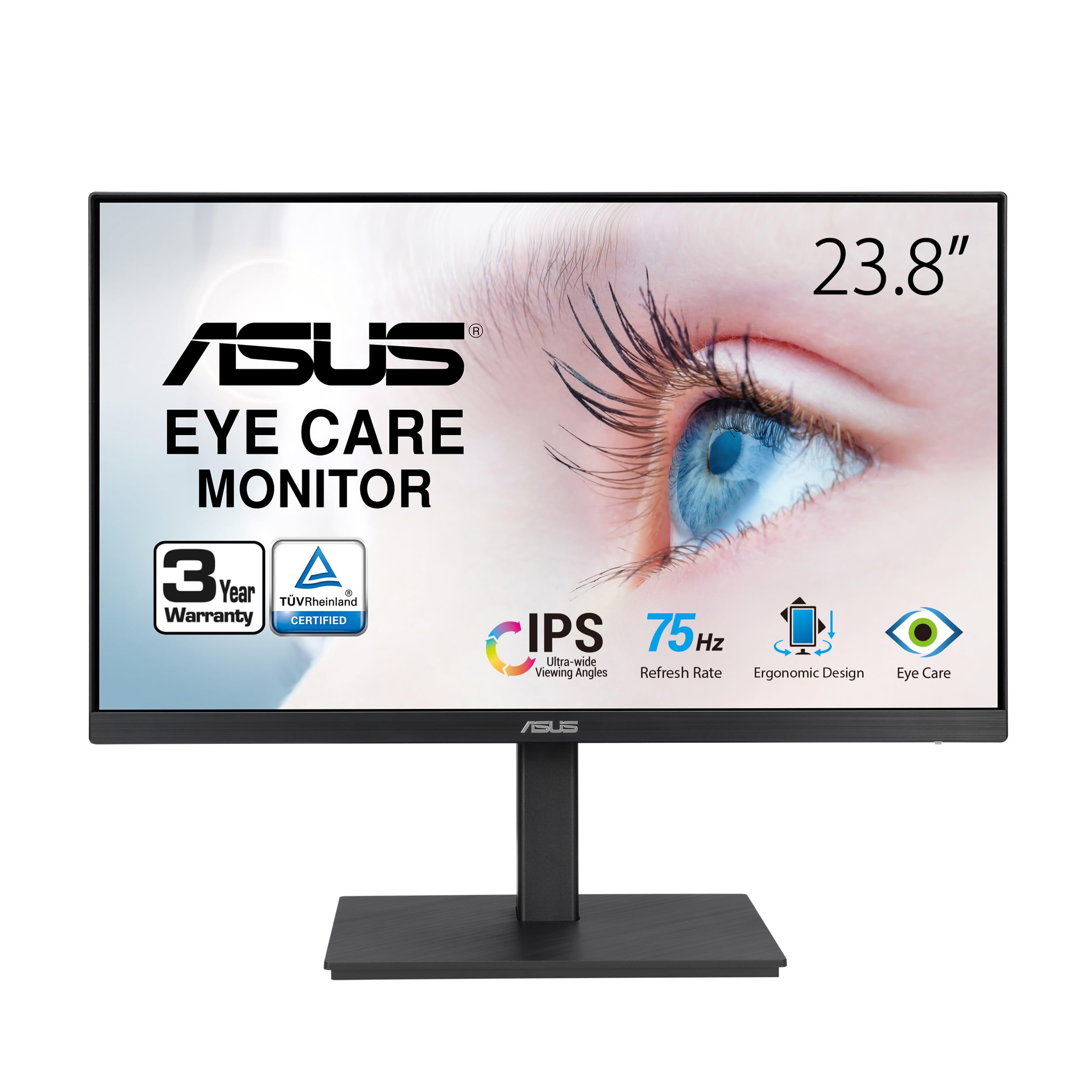 Foto 2 pulgar | Monitor Asus Va24eqsb De 23,8 Pulgadas, Full Hd, 75 Hz, Ips Displayport, Hdmi - Venta Internacional.